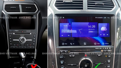 Màn hình DVD Android liền camera 360 Ford Explorer 2016 - nay | Fujitech 360 